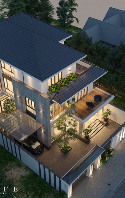 BIỆT THỰ NỘI THẤT ÓC CHÓ - 450𝐦𝟐